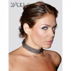 Zado Chain Collar - Collare Metallico, Regolabile, Chiusura Fibbia
