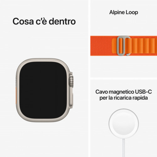 Apple Watch Ultra GPS + Cellular, 49mm Cassa in...