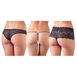 Cottelli Lingerie Briefs Set - Set da 3 Slip Diversi, Taglia S