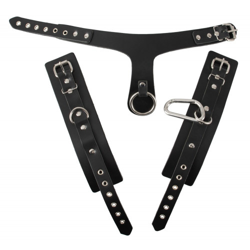 Zado Leather Bondage Set of the O - Bondage,...