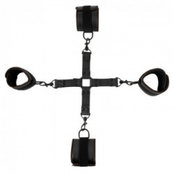 Vegan Fetish Handcuffs & Ankle Cuffs - Set Bondage, Manette, Look Pelle, Vegano