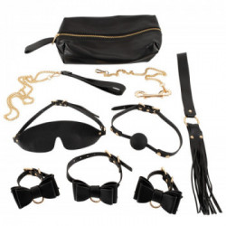 Bad Kitty Bad Kitty Bondage - Set , Borsa, Maschera, Bavaglio, Manetta, Catena, Bracciale Collo, Guinzaglio, Frusta