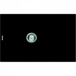 Elleci LGY30040 - Lavello easy 300, 79x50, 1VG, nero