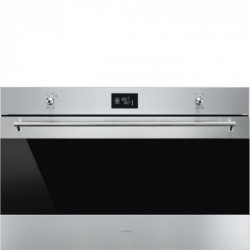 Smeg SF9390X1 - Forno da Incasso, Elettrico, 90 cm, Termoventilato, Inox, Vapor Clean, A+ 