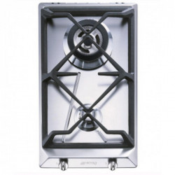 Smeg SRV532GH3 - Piano cottura a Gas, Inox, 30 cm
