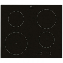 Electrolux KTI6430E - Piano Cottura ad Induzione, 4 Zone, 60 cm, Vetroceramica Nero