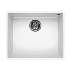 Elleci LKQ10596BSO - Lavello quadra 105, 54x44, 1V, white sottotop