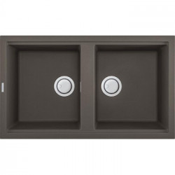 Elleci LKB45093 - Lavello best 450, 86X51, 2V, dove grey