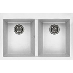 Elleci LGQ35068 - Lavello quadra 350, 79x50, 2V, bianco