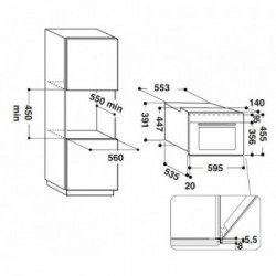 Hotpoint Ariston MP 776 IX HA - Forno Microonde, Classe 7, 40 litri
