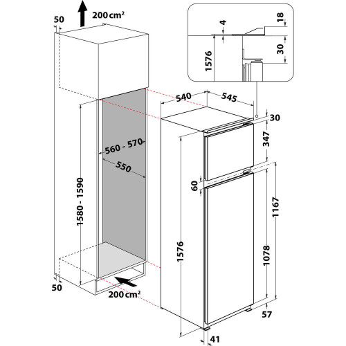 Whirlpool ART 364 61 - Frigorifero Doppia Porta...