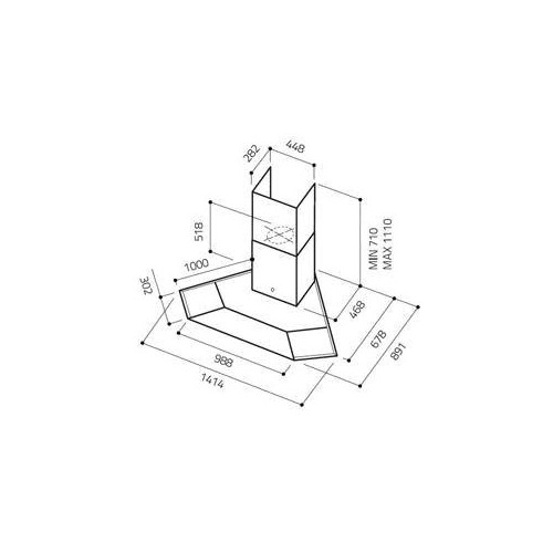Elica SYNTHESIS IX A/100 - Cappa Aspirante ad...