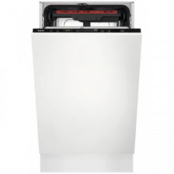 Aeg FSE72507P - Lavastoviglie Slim a Scomparsa Totale ProClean, 45 cm, 10 Coperti, Nero, Classe E
