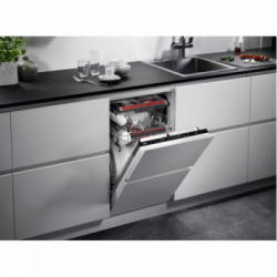 Aeg FSE72507P - Lavastoviglie Slim a Scomparsa Totale ProClean, 45 cm, 10 Coperti, Nero, Classe E