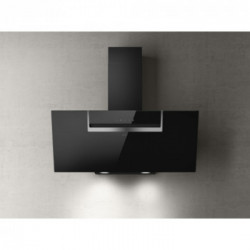 Elica SHEEN S BL/A/90 - Cappa Aspirante a Parete, Nero, 650 m³/h, PRF0166929, A