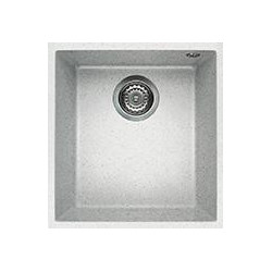 Elleci LGQ10052BSO - Lavello quadra 100, 38x44, 1V, bianco pietra