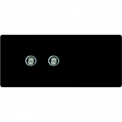 Elleci LGM50040 - Lavello master 500, 116X50, 2VG, nero