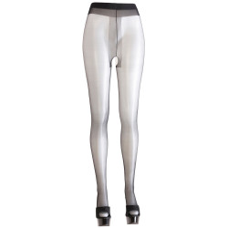 Cottelli Legwear Collant Ouvert - Calze Nere, Aperte, Taglia 3