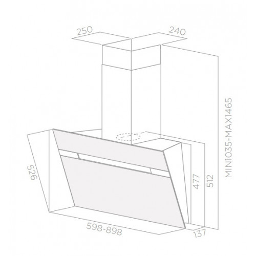 Elica STRIPE IX/A/60 - Cappa Aspirante a...