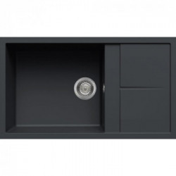 Elleci LGU41059 - Lavello unico 410, 86X50, 1VG, antracite