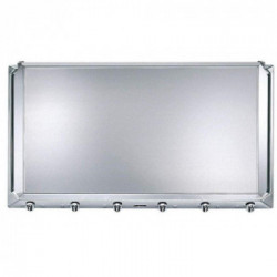 Smeg C90CX/1- Coperchio Piano Cottura, Comandi Frontali, 90 cm, Inox