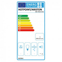 Hotpoint Ariston MD 764 IX HA- Forno Microonde, Classe 7, 31 litri