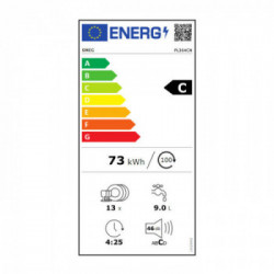 Smeg PL364CN - Lavastoviglie da Incasso a Scomparsa Parziale, 13 Coperti, Classe C