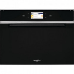 Whirlpool W11I MW161 - Forno a Microonde da Incasso, DualCrisp, Vapore, 6° Senso, Nero, 40 litri