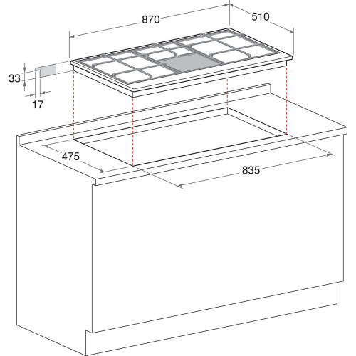 Hotpoint PHN 962 TS/IX/HA - Piano Cottura a...