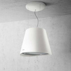 Elica EASY UX WH/F/50 - Cappa Filtrante Sospesa, Bianco, 50 cm, PRF0119940, A