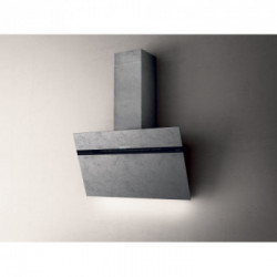 Elica STRIPE URBAN ZINC/A/90 - Cappa Aspirante a Parete, Effetto Zincato, 90 cm, PRF0147739, B