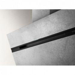 Elica STRIPE URBAN ZINC/A/90 - Cappa Aspirante a Parete, Effetto Zincato, 90 cm, PRF0147739, B