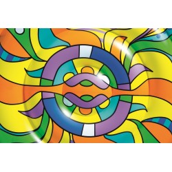 Bestway 43195 galleggiante da piscina e da spiaggia Multicolore Isola galleggiante Vinile