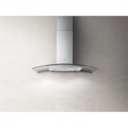 Elica REEF IX/A/60 - Cappa Aspirante a Parete, Acciaio Inossidabile, Trasparente, 600 m³/h, PRF0150289, A