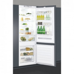 Whirlpool SP40 800 1 - Frigorifero Combinato da Incasso Everest, 6° Senso, 70 cm, 400 Litri, Classe F (A+)