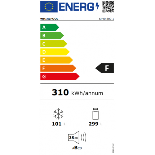 Whirlpool SP40 800 1 - Frigorifero Combinato da...
