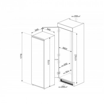 Smeg S8L1721F - Frigorifero... 2