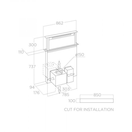 Elica GETUP IX/A/90 - Cappa Aspirante...