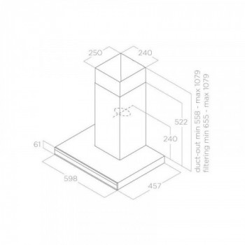 Elica ADÉLE BLIX/A/60 -... 2