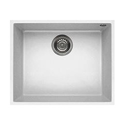 Elleci LGQ10568BSO - Lavello quadra 105, 54x44, 1V, bianco sottotop