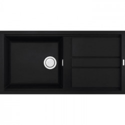 Elleci LKB48086 - Lavello best 480, 100x51, 1VG, black