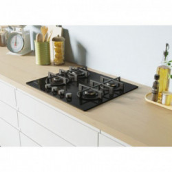 Candy CVG6B - Piano Cottura a Gas, 4 Fornello(i), 59 cm, Nero 