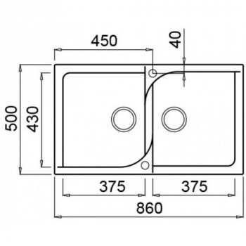 Elleci LGE45040 - Lavello... 2