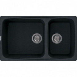 Elleci LGF45059 - Lavello fox 450, 86x50, 2V, antracite