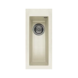 Elleci LGQ05062 - Lavello quadra 50, 23x50, 1V, bianco antico