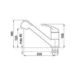 Elleci Venere MGKVEN62 - Miscelatore, Bianco Antico