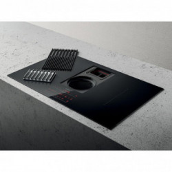 Elica NIKOLATESLA LIBRA BL/F/83 - Piano Induzione con Cappa Filtrante e Bilancia Integrate, 83 cm, PRF0147745, A