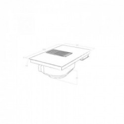 Elica NIKOLATESLA LIBRA BL/F/83 - Piano Induzione con Cappa Filtrante e Bilancia Integrate, 83 cm, PRF0147745, A