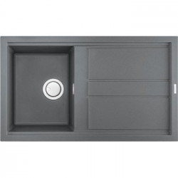 Elleci LMB40073 - Lavello best 400, 86x51, 1VG, titanium