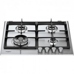 Whirlpool GMAL 6422/IXL - Piano Cottura a Gas, 4 Fuochi, 59 cm, IXelium